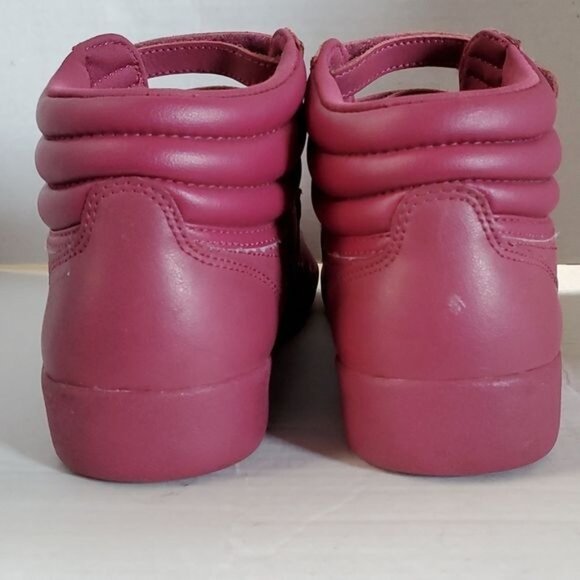 Reebok High Tops Freestyle Hi Grade School Vintage 80's Classic Women's WOMANS 5 - Picture 5 of 14